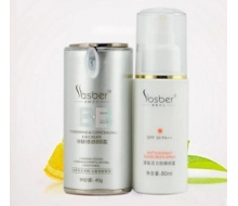 莱斯贝儿 防晒喷雾BB霜组合